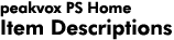 PS Home Item Descriptions